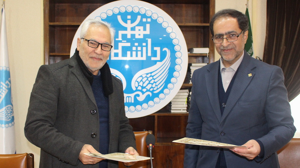 انعقاد تفاهم‌نامه همکاری‌های مشترک دانشکده علوم تغذیه و رژیم‌شناسی دانشگاه علوم پزشکی تهران و دانشکده مهندسی و فناوری کشاورزی دانشکدگان کشاورزی و منابع طبیعی دانشگاه تهران 